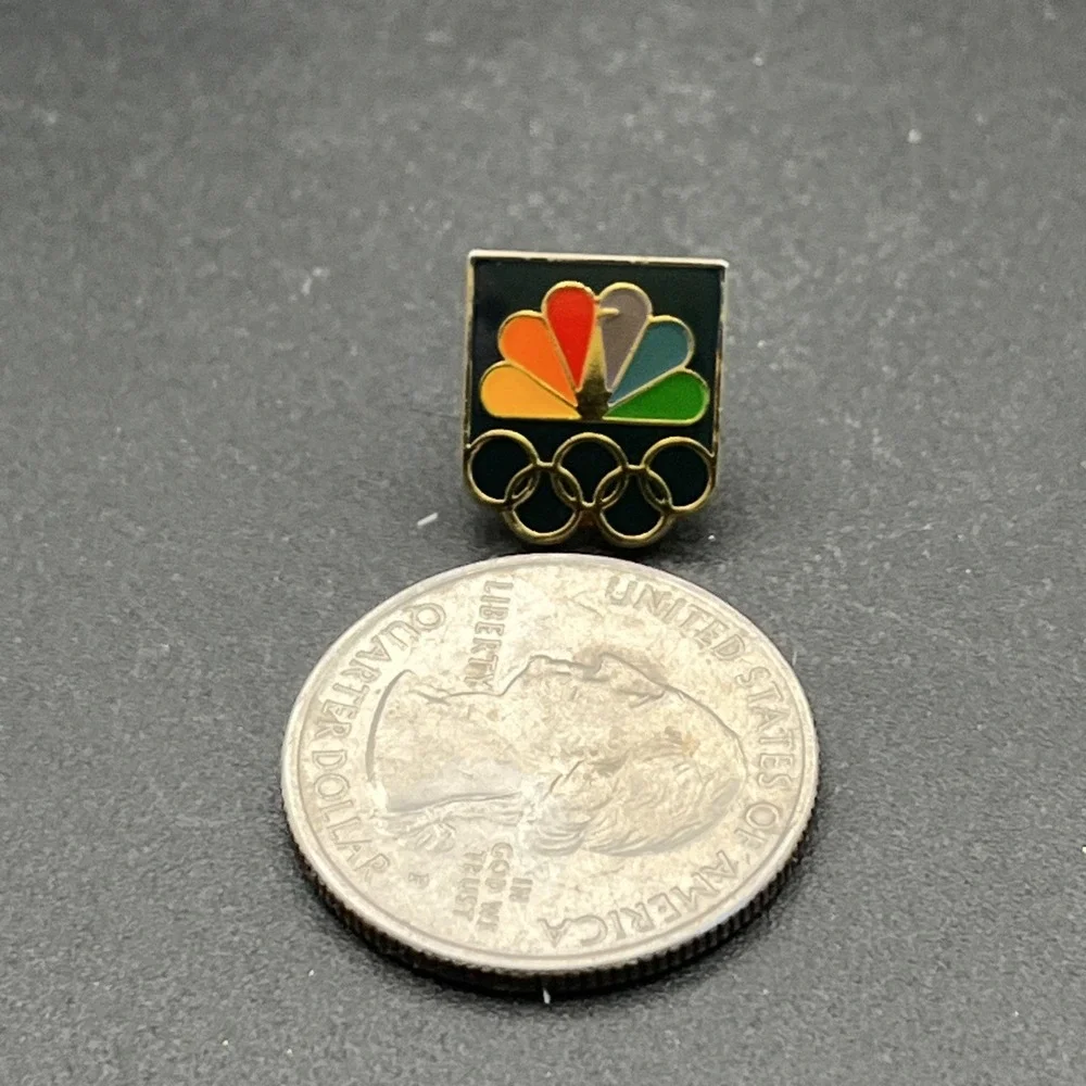 NBC Peacock Logo‎ Olympics Sponsor Lapel Hat Pin